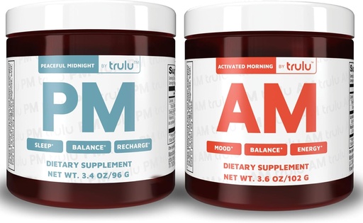 [BRSROAY3DMBGGYDK] AMPM Nutrition: Activated Morning (AM) + Peaceful Midnight (PM) Fuel Your Day with Lasting Energy and Enjoy Restful Nights – A Comprehensive Program for Energy, Mood, Sleep Support, and Gut Health