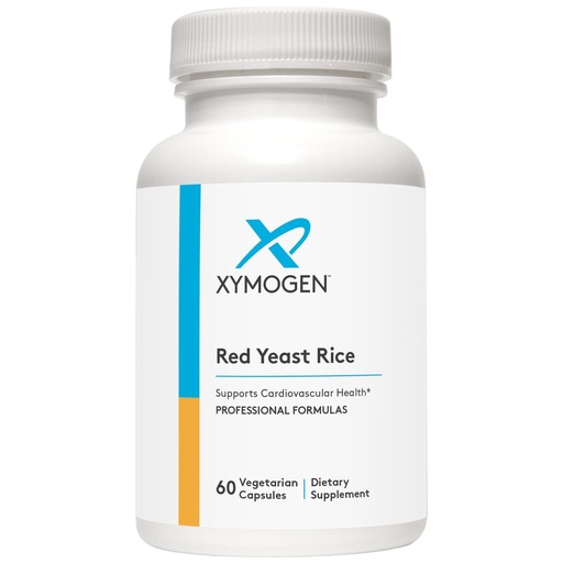 [BRSRMGDYOACAOYA6] XYMOGEN Yeast Rice - Heart Health & Cardiovascular Support - Maintain Healthy Blood Lipid & Cholesterol Levels - Monacolin K & Citrinin-Free - Vegetarian, Non-GMO & Gluten Free - 60 Capsules