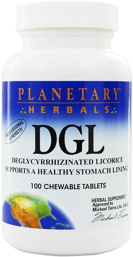 [BRSWIEIYOQAGGYLO] Planetary Herbals DGL Licorice, 100 Tablets