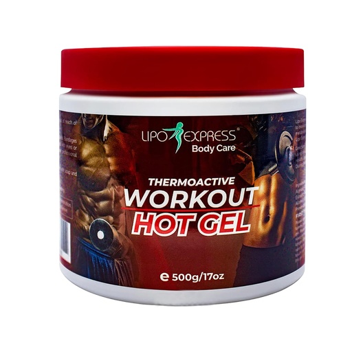 [BRSWKEYACR5GOG3O] Workout Enhancing Fat Burning Hot Gel by LipoExpress 17 Oz - Best Hot-Gel Cream. Perfect for Workouts and Slimming. Thermoactive Hot Gel - Also Great for Muscle Relaxation and Massage