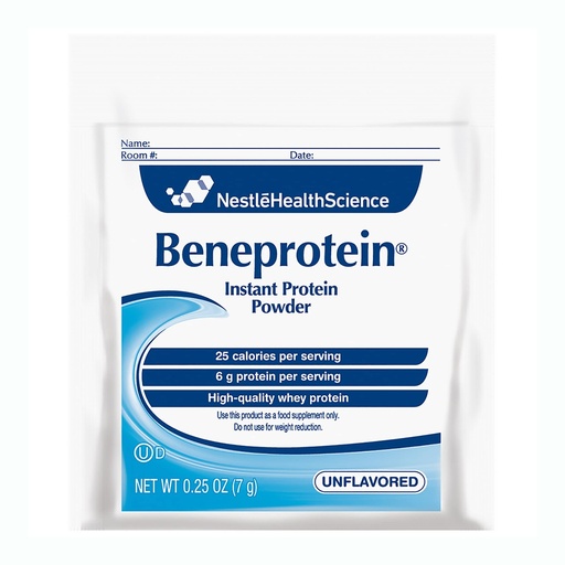 [BRSWIYY6OUNRYCA3] Beneprotein Instant Protein Powder, Unflavored, 0.25 Ounce Packets, Pack of 75 | Contains No Artificial Flavors or Sweeteners, 25 Calories, 6g Protein Per Serving, Unflavored, (Pack of 75)