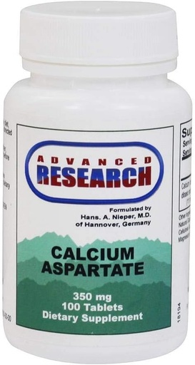 [BRSWIZQ4AINBWFTY] NCI Dr. Hans Nieper Calcium Aspartate Tablets, 350 Mg, 100 Count