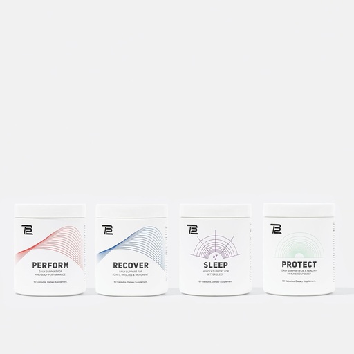 [BRSROYYCC55R43LX] TB12 Premium Supplement Bundle - Obsahuje Spánek, Proveďte, Obnovit Protect