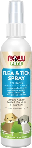 [BRSWYZTQBAMWCCDA] NOW Pet Health, Spray šunims, eterinis aliejus pagrįstas, Nr Deet, 8 -Ounce