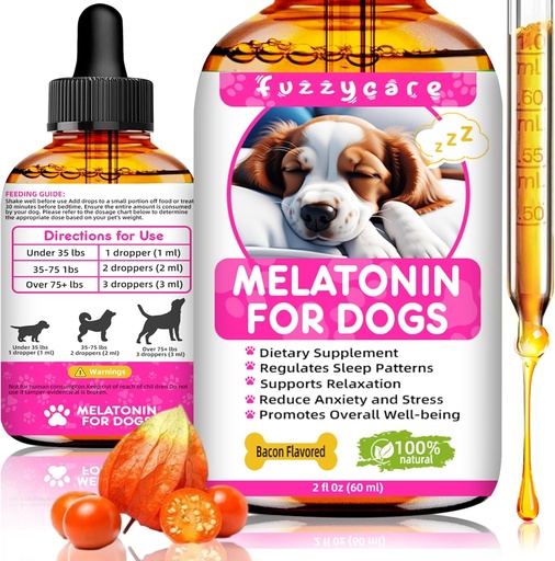 [BRSRAGI5O4NAAEL4] Melatonin for Dogs, Anxiety Relief Dog Melatonin, Quiet moments Calming Aid for Dogs Melatonin for Dogs and Cats, Dog Sleep help, Promote Relaxation & Deep Sleep and Overall Well-Being