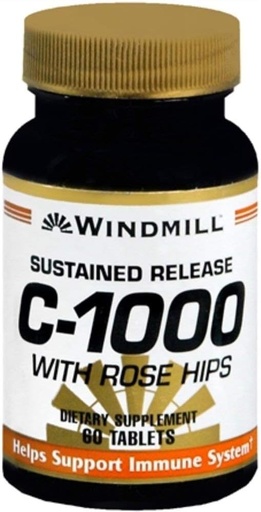 [BRSWIYYLBANGI2DC] Vitamin C TAB 1000MG R/H T/R WMILL Size: 60