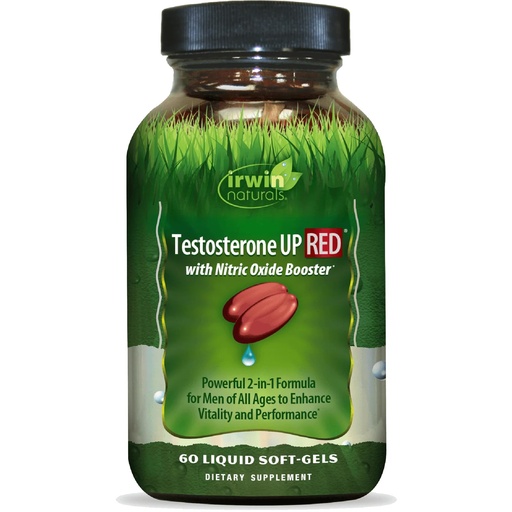 [BRSWKHQNBAMWODTM] Irwin Naturals Testosterone Up Red 60 Sgels