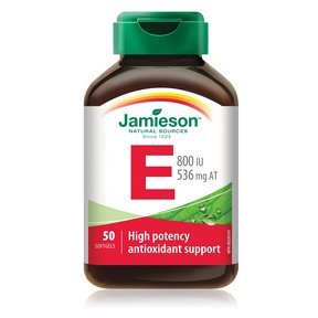 [BRSWKHQ6OB5R6YI7] Jamieson Vitamin E 800 IU, 50 softgels