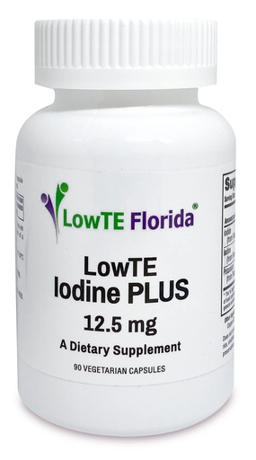 [BRSW2BAEOQHRUE3K] Iodine Plus 12.5 mg - 90 Vegetarian Capsules for Energy, Mood, & Healthy Body Function | Iodine Supplement for Strengthening Hair, Nails, & Teeth | Regulates Metabolism