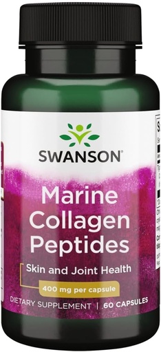 [BRSWGEIDCQCAYDT4] סוונסון hydrolyzed Fish Collagen סוג I 400 מיליגרם 60 קפסולות