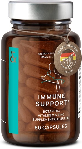 [BRSWYCADOR4BYCLJ] N°7 Immununterstützungsergänzung - Immunität Boost mit Echinacea - Natürliches Vitamin C von Acerola - Zink - Andrographis - Grapefruit Seed Extract - Vegan Immunsystem Vitamins Complex - 60 Kapseln