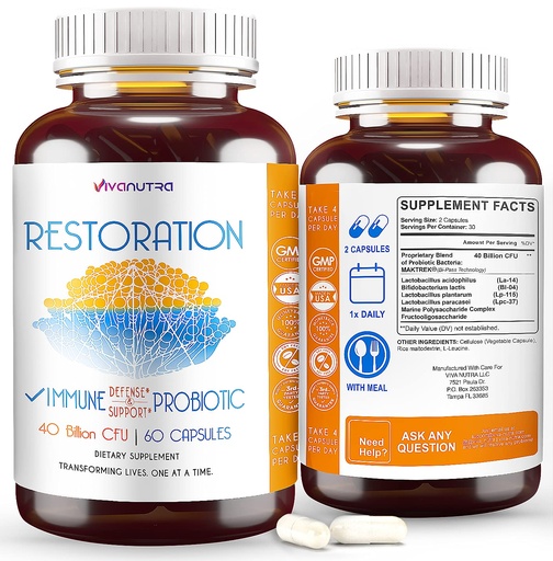 [BRSWYZY3PN7GMEL5] Restoration Toenail Fungus Treatment Probiotic Pills - Nail Fungus Treatment For Toenail, fungus Fungi Foot Repair Extra strength, Intensive Toe Nail renewal feet Fungus Supplement - Month Supply 60ct