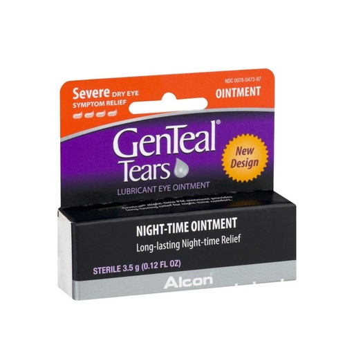 [BRSWKF36B4JR4D32] Genteal Pm Dry Eye Relief Severe Night-Time Ointment .12 fl oz (4 Pack)