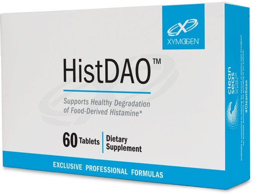 [BRSROFI7CMMRMFLJ] XYMOGEN HistDAO - DAO Enzyme Supplement to Supports Healthy Degradation of Food-Derived Histamine - Diamine Oxidase for Digestive Health 20,000 HDU Per Serving (60 Tablets)