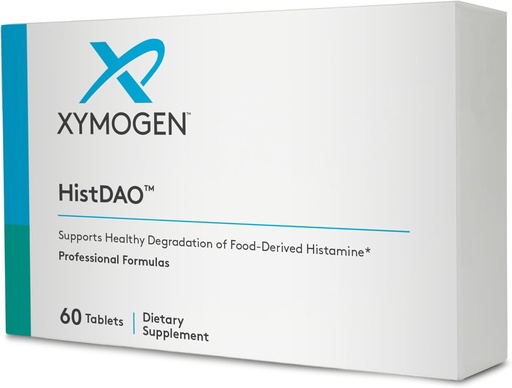 [BRSROFI7CMMRMFLJ] XYMOGEN HistDAO - DAO Enzyme Supplement to Supports Healthy Degradation of Food-Derived Histamine - Diamine Oxidase for Digestive Health 20,000 HDU Per Serving (60 Tablets)