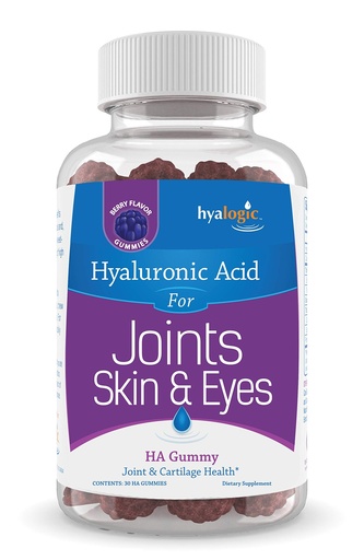 [BRSWY2YYCANQAAI3] Hyalogic Hyaluronic Acid Gummies – Supplement for Joint, Skin & Eyes – Mixed Berry Flavor – Gummy Vitamins for Women & Men – Gluten-Free, Non-GMO, 30 Count
