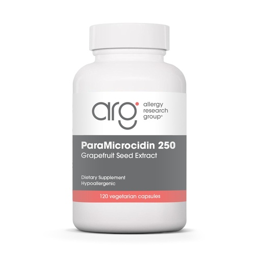 [BRSWIYQFCUHREEL4] ARG ParaMicrocidin 250 mg - Grapefruit Seed Extract - Microbial Balance & Immune Health Support - High-Purity Botanical Extract - Vegetarian & Hypoallergenic - 120 Servings - 120 Capsules