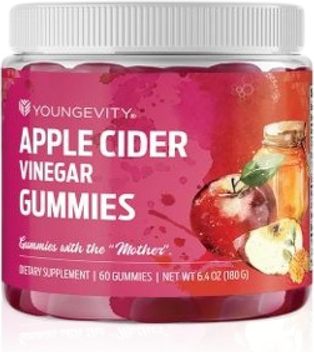 [BRSW2AAFBUNAY2Y6] Pulsuzluq Apple Cider Vinegar Gummies 500mg w/Raw ACV Ana, Detox Cleanse və Immunity dəstək, - 60 Gummy Vitamins