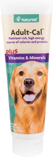 [BRSWIYYKDEARMDYV] NaturVet Adult-Cal Nutritional Gel Plus Vitamins & Minerals for Dogs, 5 oz Gel, Made in USA