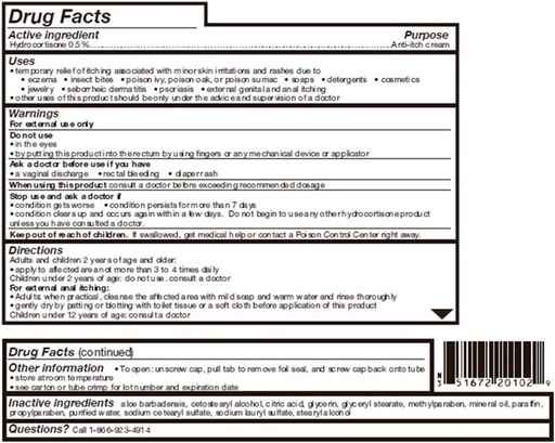 [BRSWG232AV6WK3LA] Taro Hydrocortisone Cream with Aloe for Sensitive Skin, 1 oz Each (Pack of 4)