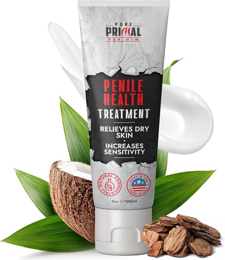 [BRSROZQTCJ5BEC3U] Pure Primal Penile Cream pro muže - Fast- Absorbování penisu Zdravotní Creme pro hydrataci Kožní podpora a podráždění Relief - Denní hydratační léčba