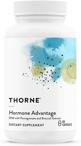 [BRSWGAA3PIBREYDP] THORNE - Hormone Advantage - Estrogen Support & Hormone Balance for Men & Women* - Featuring DIM & Pomegranate Extract - Gluten, Dairy & Soy-Free - 60 Servings