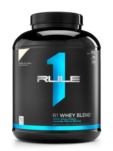 [BRSWKEAEBF6QIA3E] Rule 1 R1 Whey Blend - 5.2 lbs (Vanilla Ice Cream)