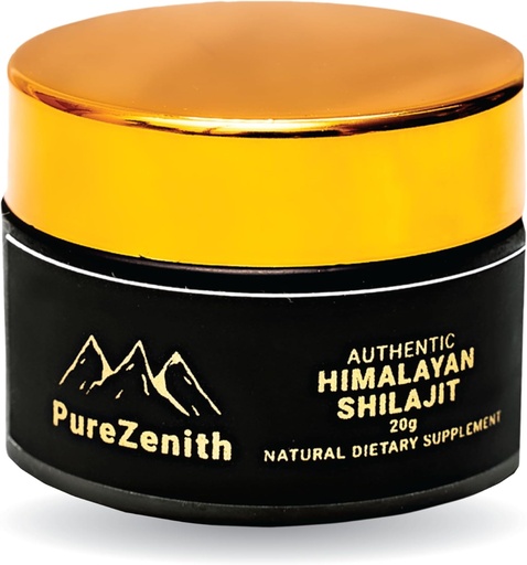 [BRSROA32CN5BAADH] Himalayan Shilajit Resin, 85+ Trace Minerals & Fulvic Acid - Natural Energy & Immune Support Supplement, High Nutritional Potency for Men & Women, Lab Tested - 20 Grams
