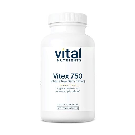 [BRSWIYYFAIAQYCTG] Vital Nutrients Vitex 750-750mg Chaste Tree Berry Extract - Support for Hormone, Fertility, and Menstrual Cycle Balance* - Gluten, Dairy, Soy Free - Non-GMO - 120 Capsules