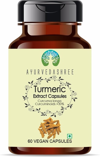 [BRSROCA5OYMQODLX] Turmeric Extract 500mg - 60 Vegetarian Capsules | Haldi Extract | Curcuma Longa | All Natural | 100% Vegan | Gluten-Free | GMP Certified.
