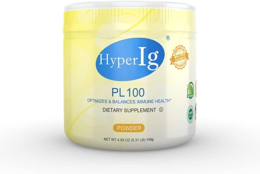 [BRSWGFQPCENBU2DU] PL-100 Egg Protein Powder, Hyperimmune Egg Supplement, 140g – Immune Support, Digestive Wellness, Energy & Muscle Strength, Gluten-Free