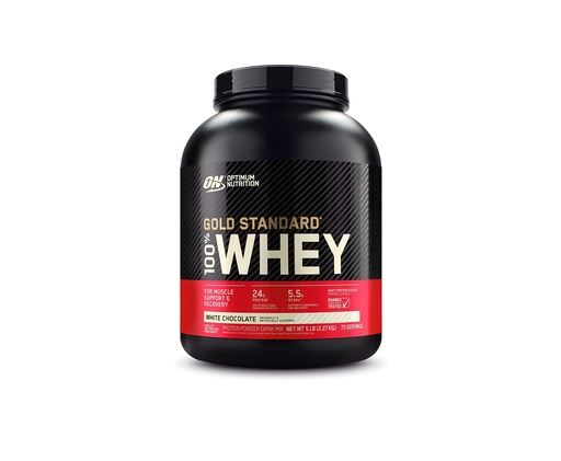 [BRSWIZ35CB6WIDT2] Optimum Nutrition Gold Standard 100% Whey White Chocolate -- 5 lbs