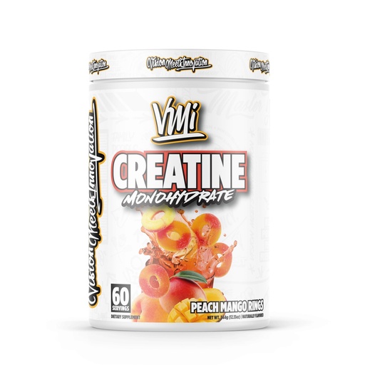 [BRSRAYY6OB7RS2TD] VMI Sports Creatine Monohydrate Powder Muscle Mass – Strength – Size – Power | 5 Grams per Serving (60 Servings, Peach Mango Rings)