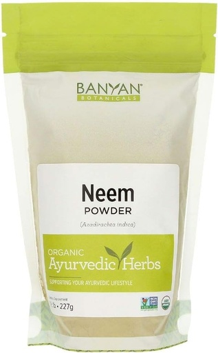 [BRSWIFQ7ON4Q2C3G] Banyan Botanicals Neem Powder - Orgânico Azadirachta Indica - Purificar ervas ayurvédicas para pele saudável e sangue* – 1/2 lb. – Feira para a vida sustentabilidade não-GMO Vegan
