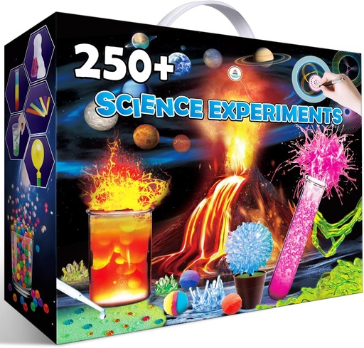 [BRSROHYNOV6BQE3J] UNGLINGA 250+ Science Experiments Kits for Kids, Boys Girls Toys Birthday Gifts Ideas, Chemistry Set, S.T.E.M Activities Educational Project, Volcano Scientist Kit