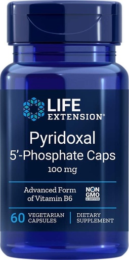 [BRSWEC3YOZYGOGTJ] Life Extension Pyridoxal 5-Phosphate 100 Mg Vegetarian Capsules, 60-Count (120)