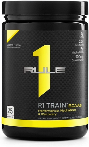 [BRSWGEIDB4HR6CYU] Rule 1 Proteins One R1 Train Bcaas 25 Serving Golden Gummy, 378 Gram