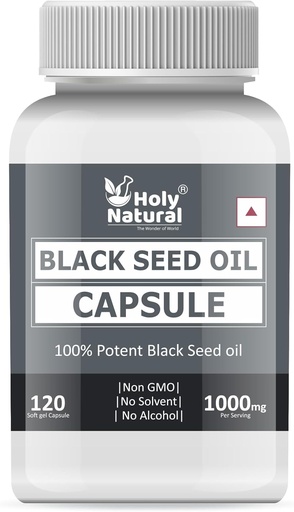 [BRSWGAY3C4MAGD32] Svart Seed Olje Softgel Capsule – 500mg (120 Softgel) Premium kvalitet kaldt presset Nigella Sativa Seeds Olje I 2 måneders Supplement I Rik Tymimoquinon, Vitamin E & Omega 3 6 9