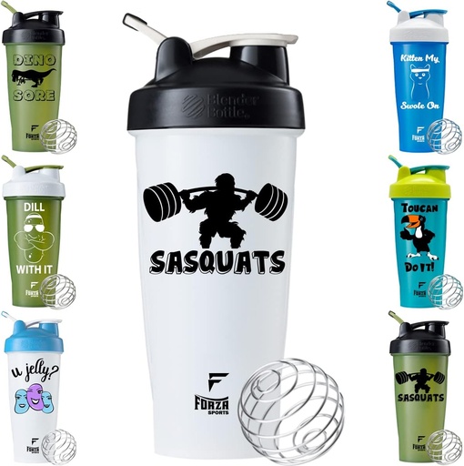 [BRSRMYYOCENBM2DP] Forza Sports Blender Bottle x Classic 28 oz. Shaker - Sasquats - Black