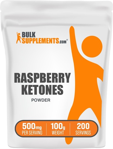 [BRSWIHAROUHR4AYZ] BulkSupplements.com Raspberry Ketones Powder - Raspberry Ketones Supplement, Antioxidant Source - for Energy Support, Gluten Free, 500mg per Serving, 100g (3.5 oz) (Pack of 1)