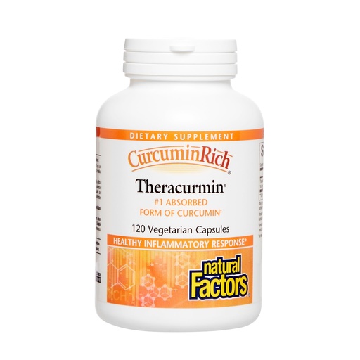 [BRSWIEIDOR4B4GTG] Natural Factors, CurcuminRich Theracurmin, 30 mg, Formulated for Superior Absorption, 120 Count (Pack of 1)