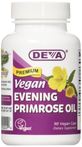 [BRSWECQBAAMB42QZ] Deva Vegan Vitamins Evening Primrose Oil Vcap, 90 Count