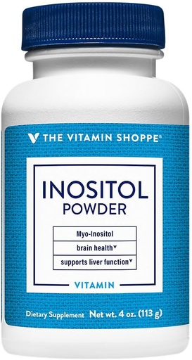 [BRSW22TQDF7RMFA3] The Vitamin Shoppe Inositol Powder - Supports Brain Health - Unflavored (4 oz./134 Servings)