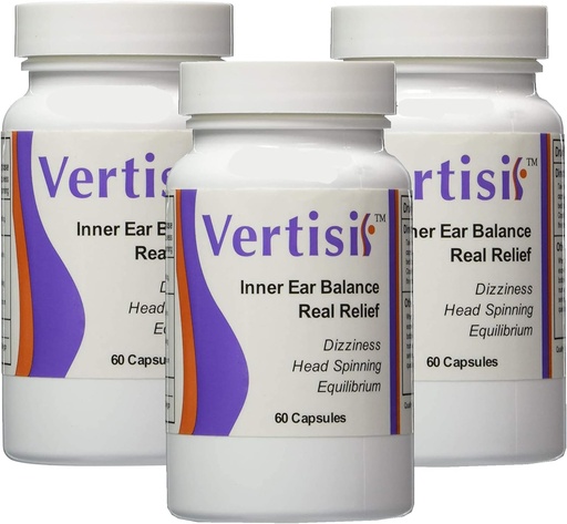 [BRSWYYA3A4DROHLD] Equitab Vertisil Vertigohelp to Relieve Vertigo Symptoms Including Dizziness and Nausea Control Pack 3