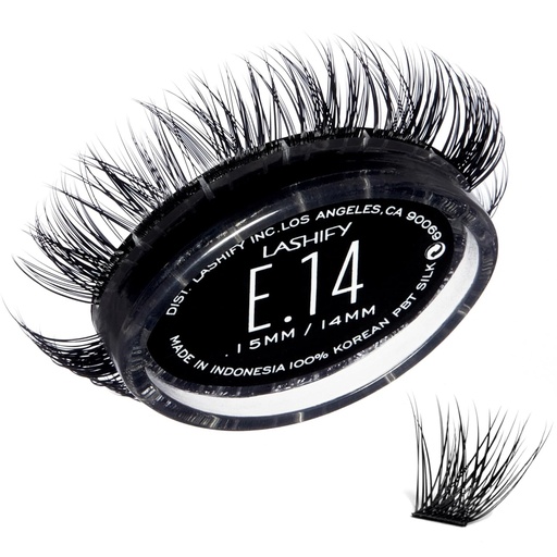 [BRSROYIDOQFQIF32] Lashify Extreme 14mm Gossamer DIY Eyelash Extensiones Rellenar, Negro, Easy False pestañas Para Añadir Tremendo volumen