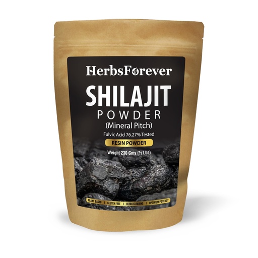 [BRSW2BA2CEOWMAIV] Herbsforever Shilajit Powder Mineral Pitch Antioxidant General Wellness Concentrated Extract 6:1 8.11 oz 230 GMS