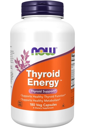 [BRSWIGYPDEPRM33U] NOW Foods: Thyroid Energy, 180 Vcaps (Pack of 2)