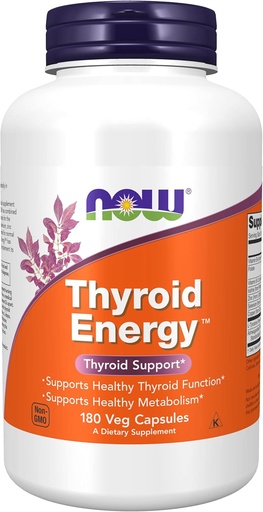 [BRSWIGYPDEPRM33U] Now Foods: Thyroid Energy, 180 Vcaps (Pack of 2)