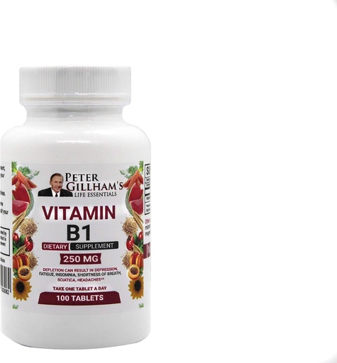 [BRSWGC34CNYAE2Q2] Peter's Choice B1 Tablets Dietary Supplement (B1 250 mg, 100 Tablets)